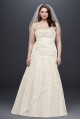 A-line Lace Plus Size Wedding Dress with Split  Collection 9NTYP3344