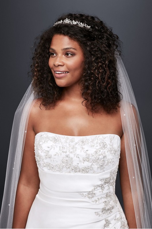A-line Plus Size Wedding Dress with Lace Up Back  Collection 9V9665