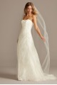 Allover Lace A-Line Strapless Wedding Dress  Collection WG3805