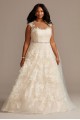 Applique Point DEsprit Plus Size Wedding Dress  Collection 9WG3980
