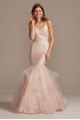 Bandage Mermaid Trumpet Gown with Horsehair Trim Glamour by Terani 1911P8640