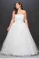 Beaded Satin and Tulle Plus Size Wedding Dress  Collection 4XL9NT8017