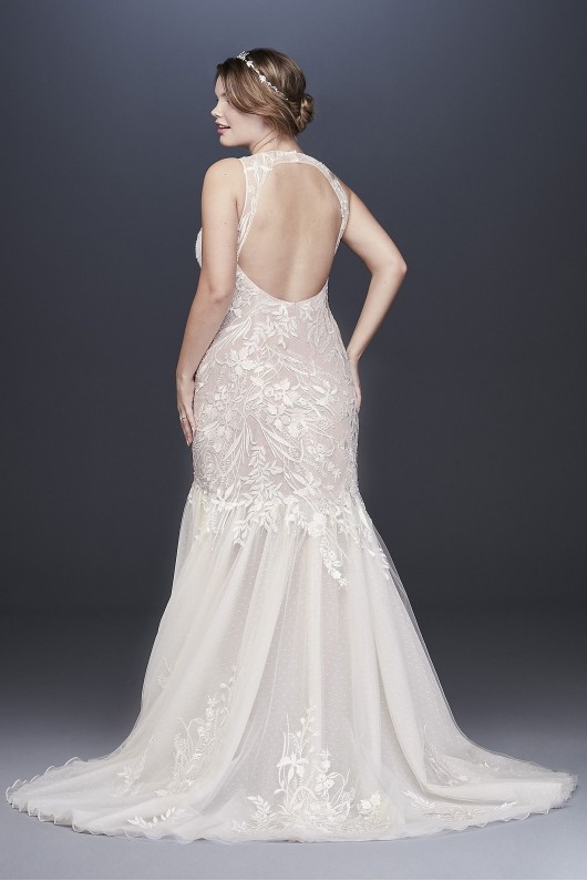 Blooming Applique Plus Size Wedding Dress Melissa Sweet 8MS251201
