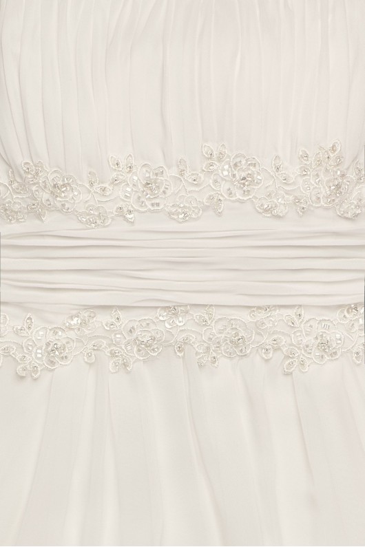 Chiffon Beaded Empire Plus Size Wedding Dress  Collection 4XL9V9743
