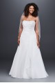 Chiffon Plus Size Wedding Dress with Beaded Bodice  Collection 4XL9V9409