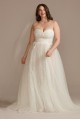 Convertible Strap Tall Plus Bodysuit Wedding Dress Melissa Sweet 4XL8MBMS251246