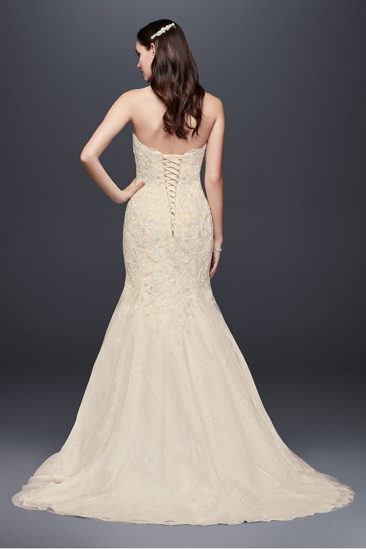Corset Back Beaded Lace Mermaid Wedding Dress  Collection WG3909