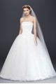 Extra Length Strapless Wedding Dress with Beading  Collection 4XLT8017