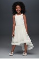 High-Low Lace and Tulle Flower Girl Dress Speechless SC436D02H908