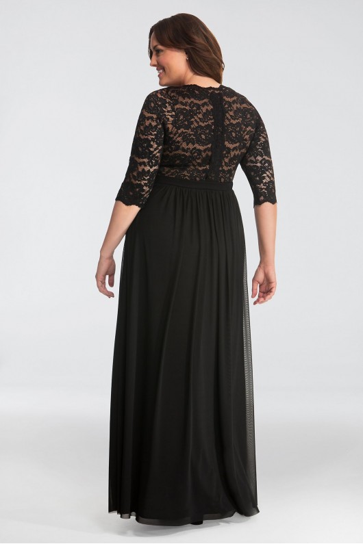 Jasmine Lace Plus Size Evening Gown Kiyonna 13182601