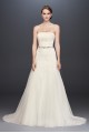 Lace-Appliqued Tulle A-Line Wedding Dress  Collection WG3862