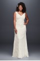 Lace Plus Size Wedding Dress with Floral Detail Galina 4XL9KP3803
