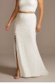 Lace Plus Size Wedding Separates Skirt with Slit DB Studio 9DS150828