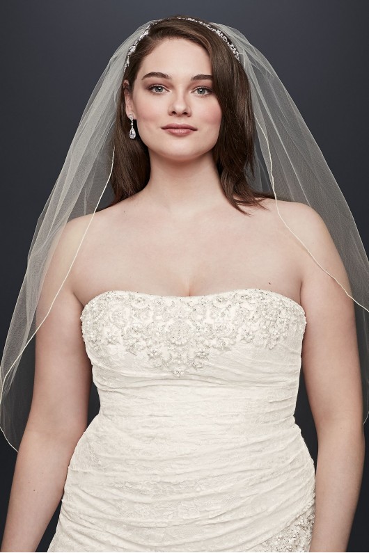 Lace Strapless Plus Size A Line Wedding Dress  Collection 4XL9YP3344