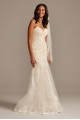Layered Lace Petite Mermaid Wedding Dress  Collection 7WG3988