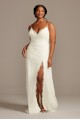 Leaf Pattern Lace A-Line Tall Plus Wedding Dress Melissa Sweet 4XL8MS251220
