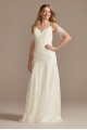 Low Back Lace Tall Wedding Dress with Fringe Swags DB Studio 4XLWG4024