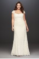 Melissa Sweet Vintage Lace Plus Size Wedding Dress Melissa Sweet 8MS251122