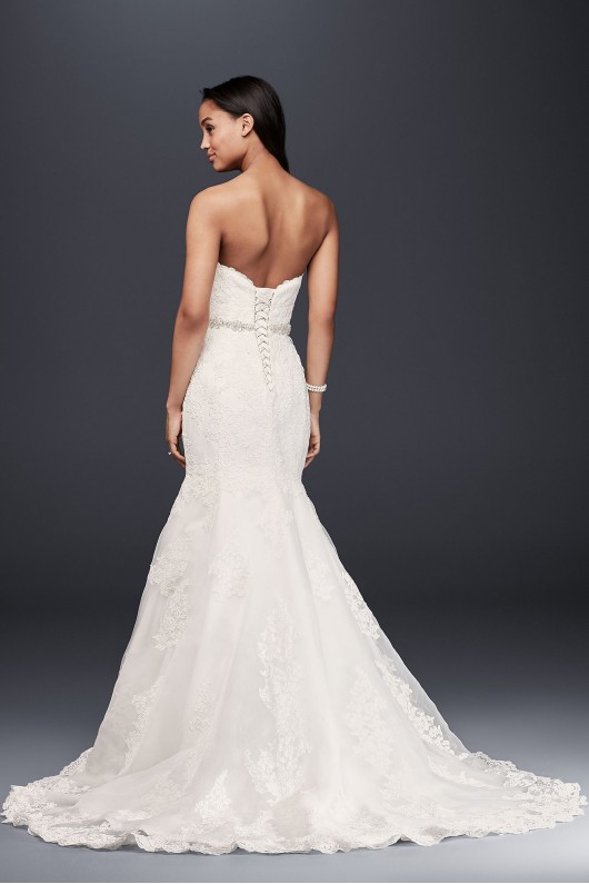 Petite Strapless Wedding Dress with Beaded Sash  Collection 7V3680