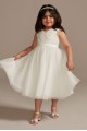 Pleated Glitter Tulle A-Line Flower Girl Dresses,aaa00f Girl Dress DB Studio WG1441