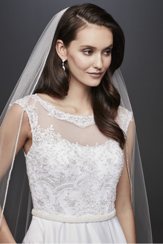 Satin Cap Sleeve Ball Gown Wedding Dress  Collection WG3900