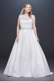 Satin Cap Sleeve Plus Size Ball Gown Wedding Dress  Collection 9WG3900