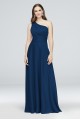 Satin Crepe One-Shoulder Bridesmaid Dress  OC290063