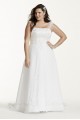 Satin Wedding Dress with Detachable Cap Sleeves  Collection 4XL9NTV9010
