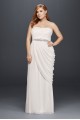 Sheath Plus Size Wedding Dress with Beaded Details DB Studio 9SDWG0417