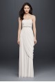 Sheath Wedding Dress with Beading and Side Drape DB Studio SDWG0417