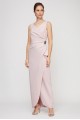 Smoothing Compression Knit Mock Wrap Gown Alex Evenings 134200