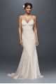 Soft Lace Wedding Dress with Low Back Galina 4XLWG3827