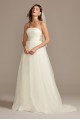 Spaghetti Strap Pleated Tulle Wedding Dress  Collection WG3994