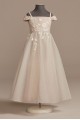 Sparkle Organza Flower Girl Dresses,aaa00f Girl Dress with Applique DB Studio WG1421