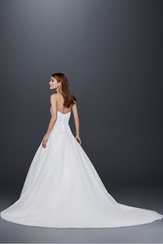 Strapless Tulle Wedding Dress with Lace Applique  Collection WG3740