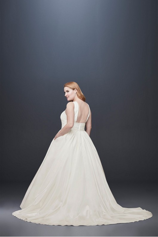 Taffeta Plus Size Ball Gown Wedding Dress  Collection 9OP1279