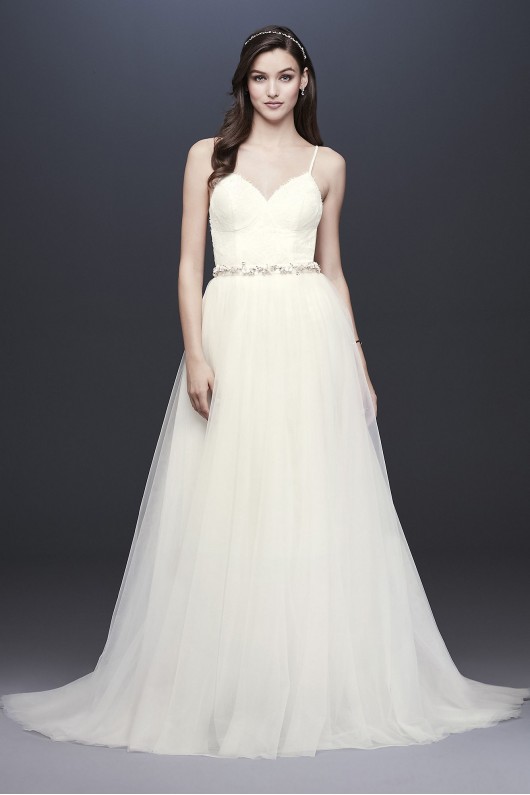 Tulle Ball Gown Wedding Overskirt  Collection 4XLWG3947