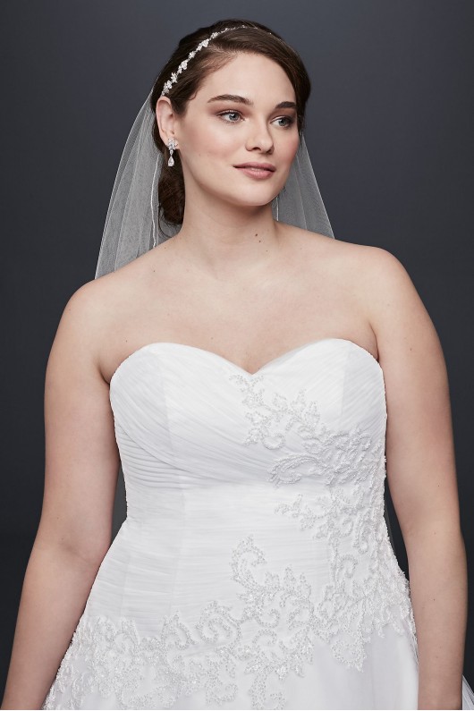 Tulle Plus Size Wedding Dress Lace Applique  Collection 9WG3740