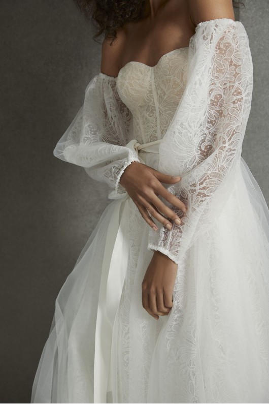 Dutch Lace Corset Wedding Dress 7SLVW351548