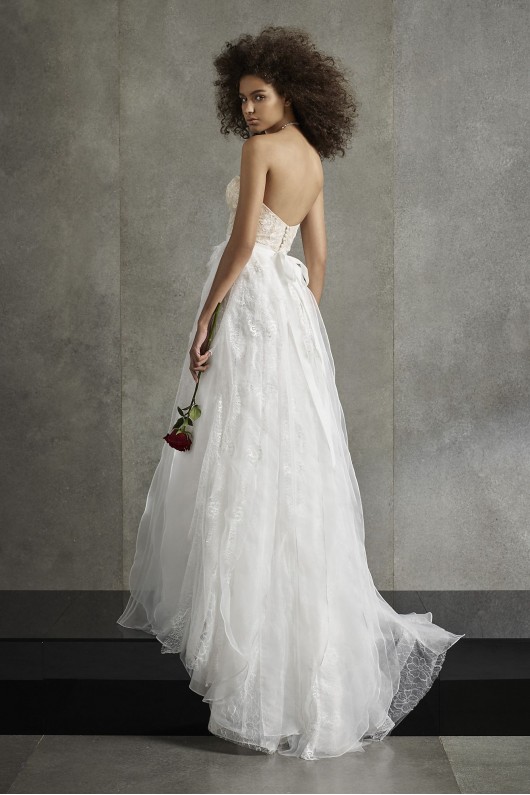 Lace Cascade Wedding Dress VW351502