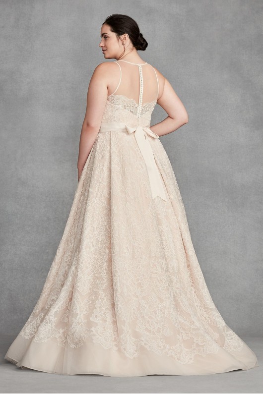 Macrame Plus Size Wedding Dress 8VW351400