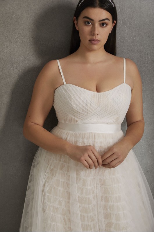 Tiered Plus Size Wedding Dress 8VW351497